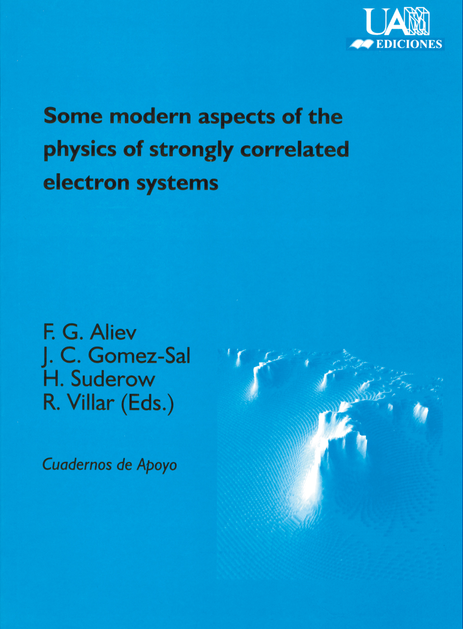 Portada de Some modern aspects of the physics of strongly correlated electron systems